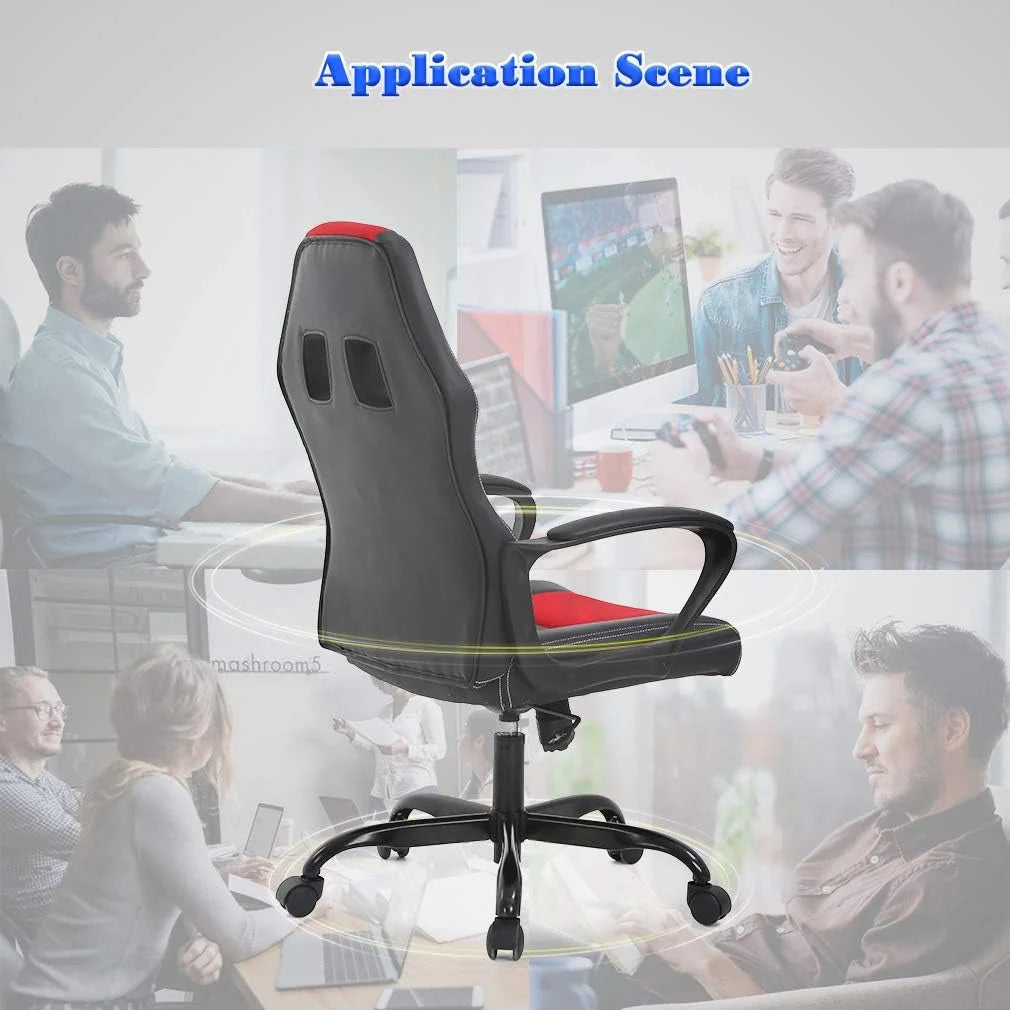Upgrade Your Gaming Setup with This Chic Ergonomic Chair! 🎮✨ Ideal for Gamers of All Levels! ❤️🖤 #GamingChair #Ergonomics