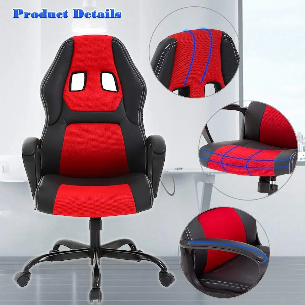 Upgrade Your Gaming Setup with This Chic Ergonomic Chair! 🎮✨ Ideal for Gamers of All Levels! ❤️🖤 #GamingChair #Ergonomics