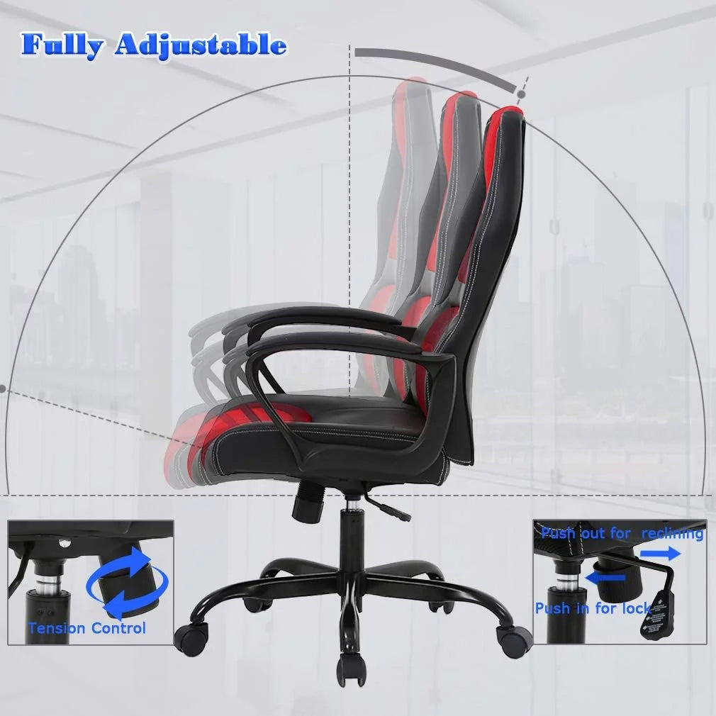 Upgrade Your Gaming Setup with This Chic Ergonomic Chair! 🎮✨ Ideal for Gamers of All Levels! ❤️🖤 #GamingChair #Ergonomics