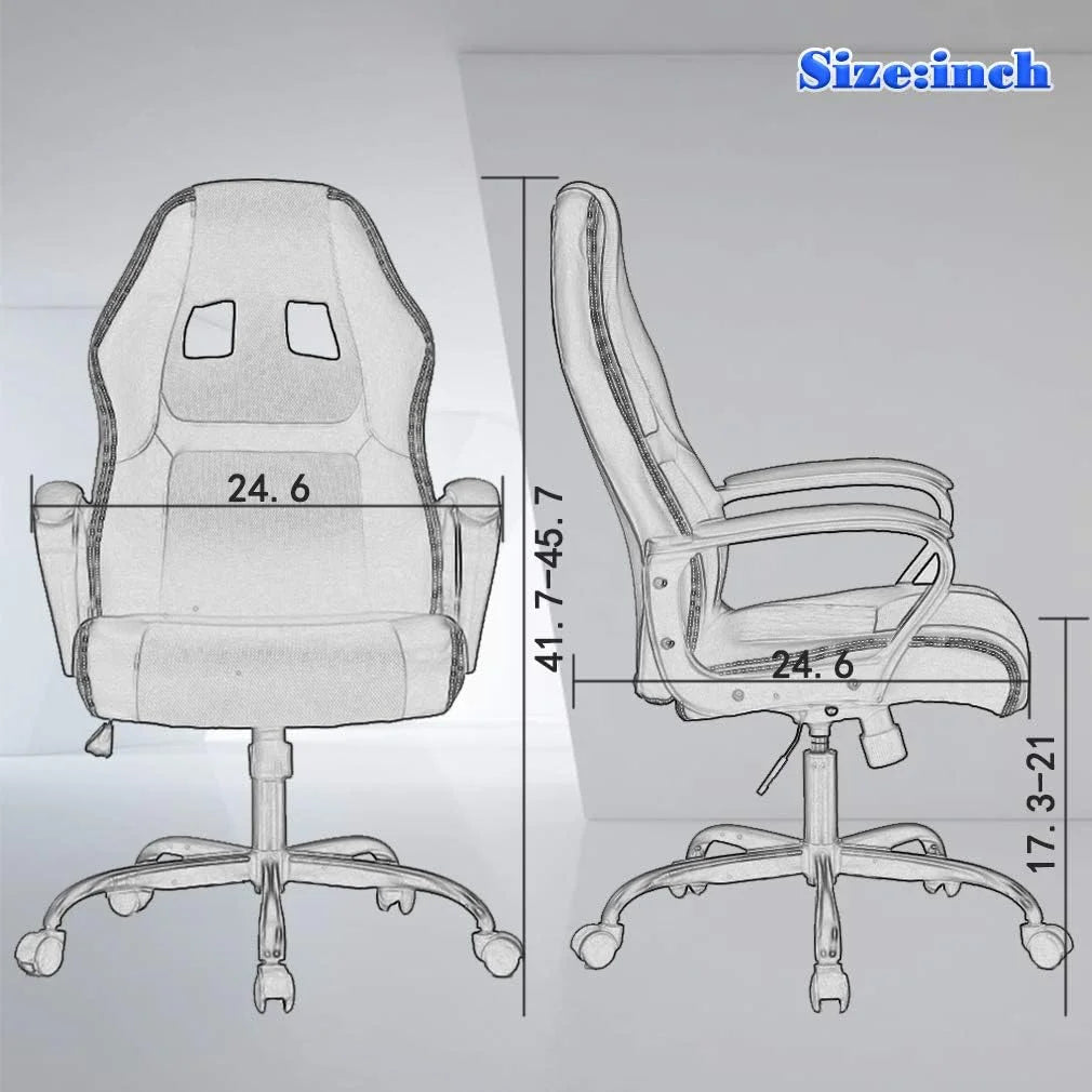 Upgrade Your Gaming Setup with This Chic Ergonomic Chair! 🎮✨ Ideal for Gamers of All Levels! ❤️🖤 #GamingChair #Ergonomics