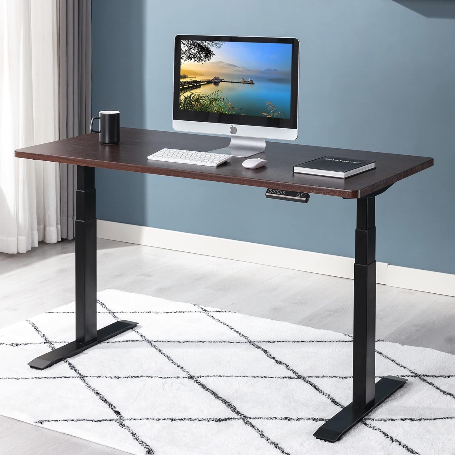 Upgrade Your Workspace with Our Ultra-Quiet Electric Standing Desk - Adjustable Height & Seamless Design! Perfect for Home Offices! 🖥️✨ #StandUpDesk #HomeOffice