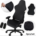 Transform Your Gaming Setup with Our 4-Piece Stretchable Chair Cover Set! 🎮🪑 #GamingChair #ChairCovers #GamerStyle