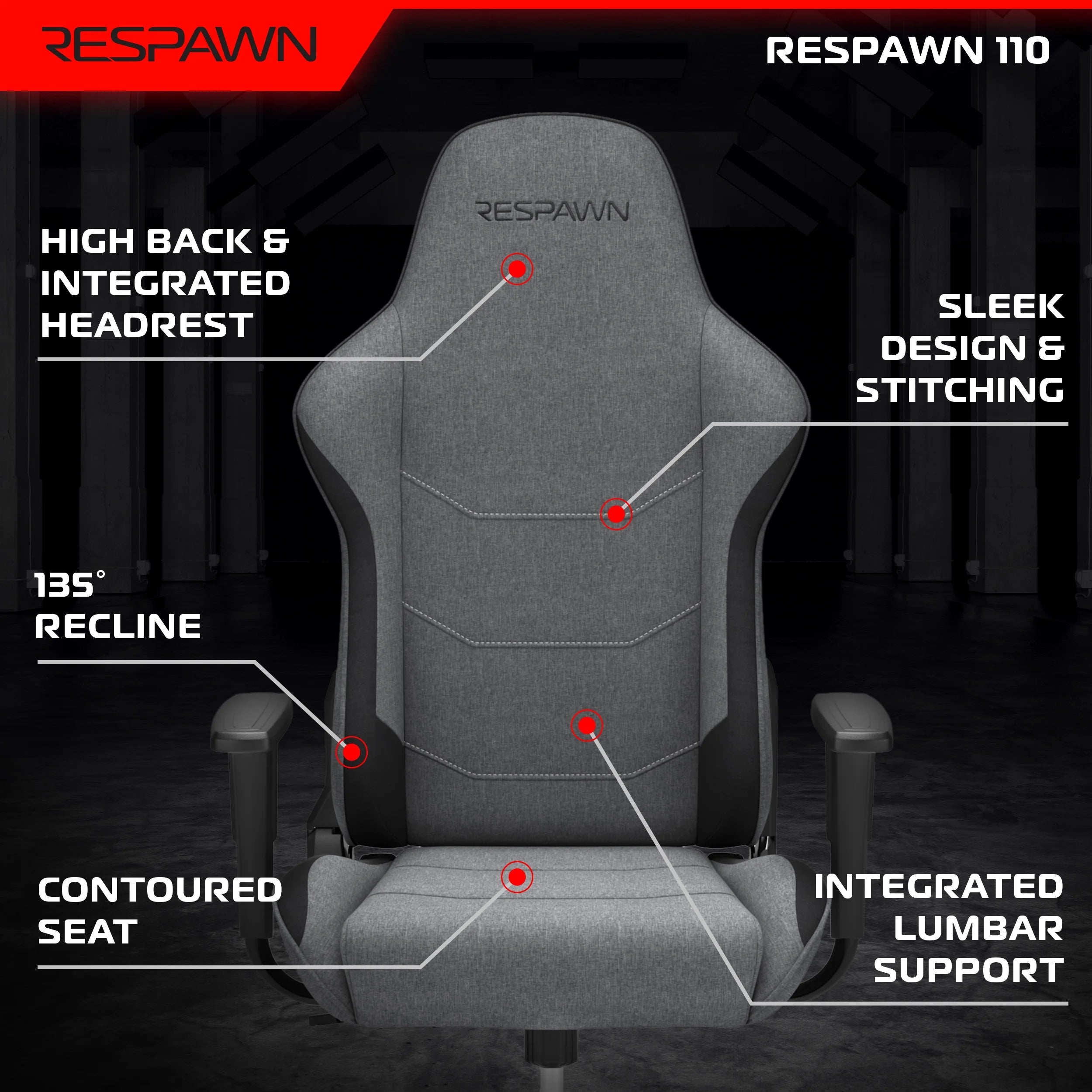 Level up your gaming experience with the ultimate 110 Ergonomic Gaming Chair! 🎮✨ Recline in comfort with lumbar support and a stylish racing design. Perfect for serious gamers! 🪑💪 #GamingChair #ErgonomicDesign #GamerLife