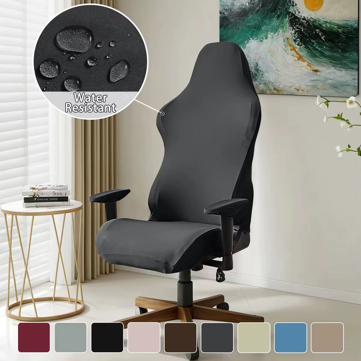 Transform Your Gaming Setup with Our 4-Piece Stretchable Chair Cover Set! 🎮🪑 #GamingChair #ChairCovers #GamerStyle