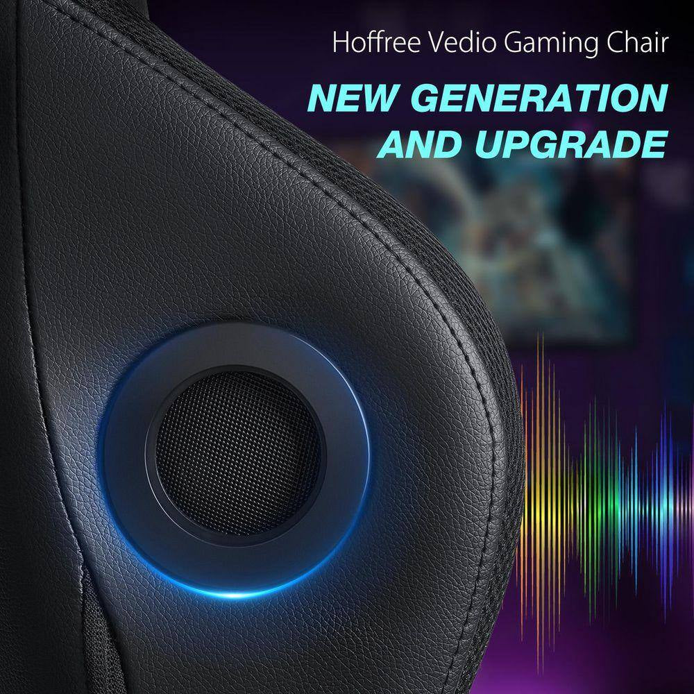 Level up your gaming experience with our Purple Faux Leather Massage LED Reclining Chair! 🎮✨ Enjoy Bluetooth speakers and adjustable armrests for ultimate comfort! 💜🛋️ #GamingChair #Ergonomic #GameOn