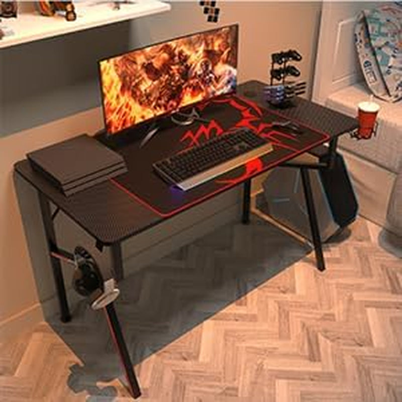 Transform Your Gaming Space! 🚀🖤 Discover the Ultimate 47-Inch K Shaped Desk with Everything You Need: Cable Management, Controller Stand, Cup Holder, Headphone Hook & a Free Mouse Pad! 🎮✨ #GamingDesk #GamerVibes