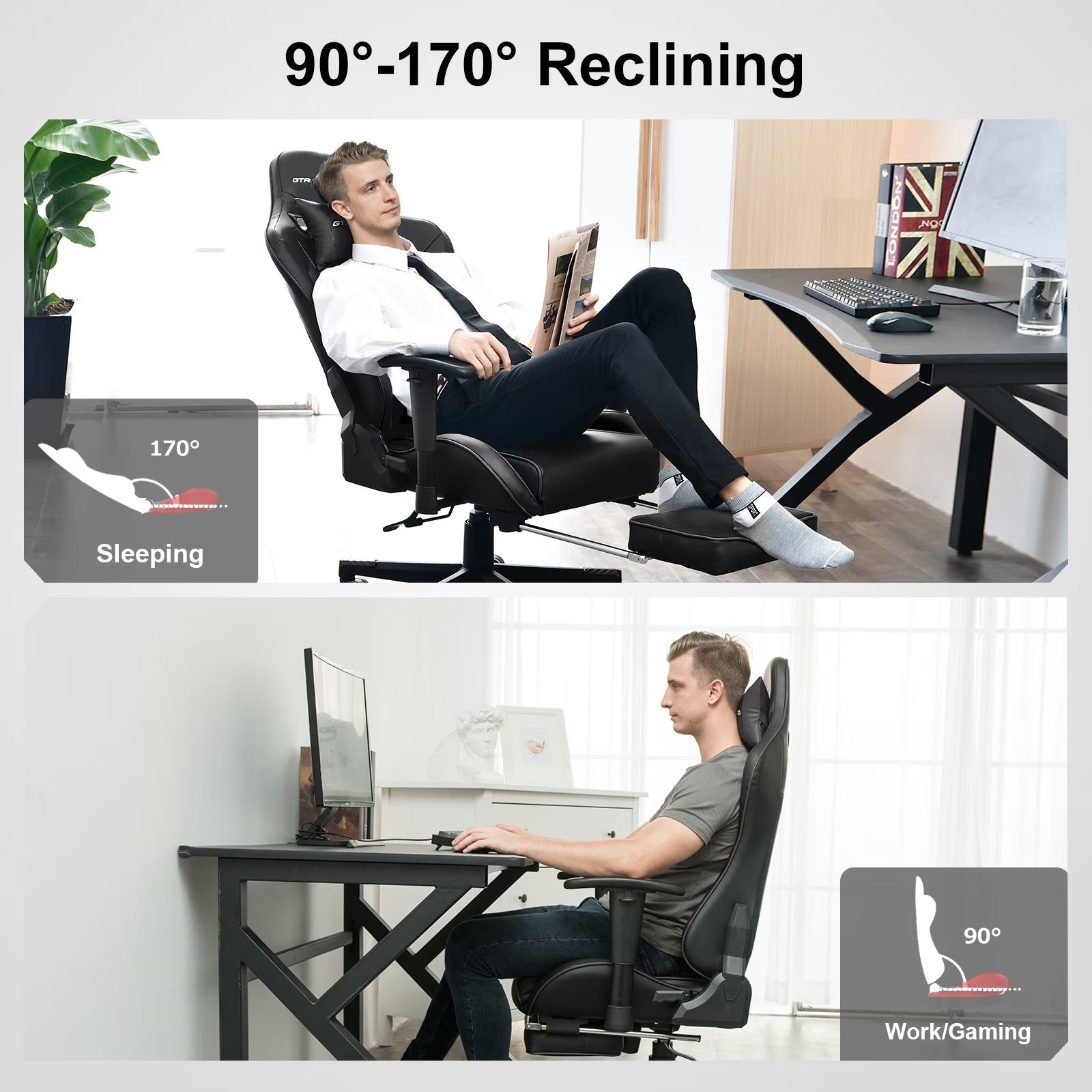 Transform Your Gaming Setup with the GTRACING Music Gaming Chair! 🎮🪑 Experience ultimate comfort and style with its ergonomic design and cozy footrest! #GTRACING #GamingChair #LevelUpYourGame