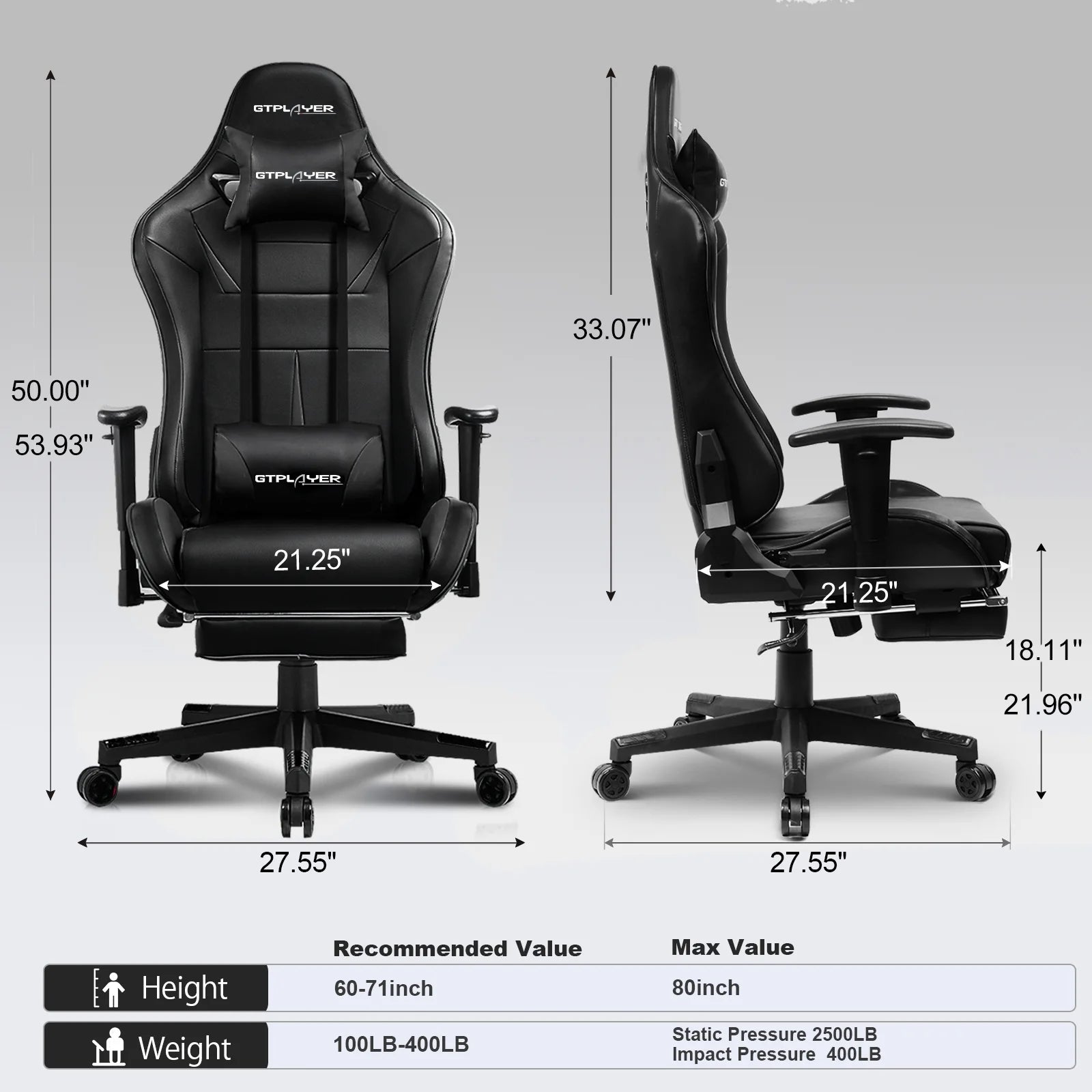 Transform Your Gaming Setup with the GTRACING Music Gaming Chair! 🎮🪑 Experience ultimate comfort and style with its ergonomic design and cozy footrest! #GTRACING #GamingChair #LevelUpYourGame