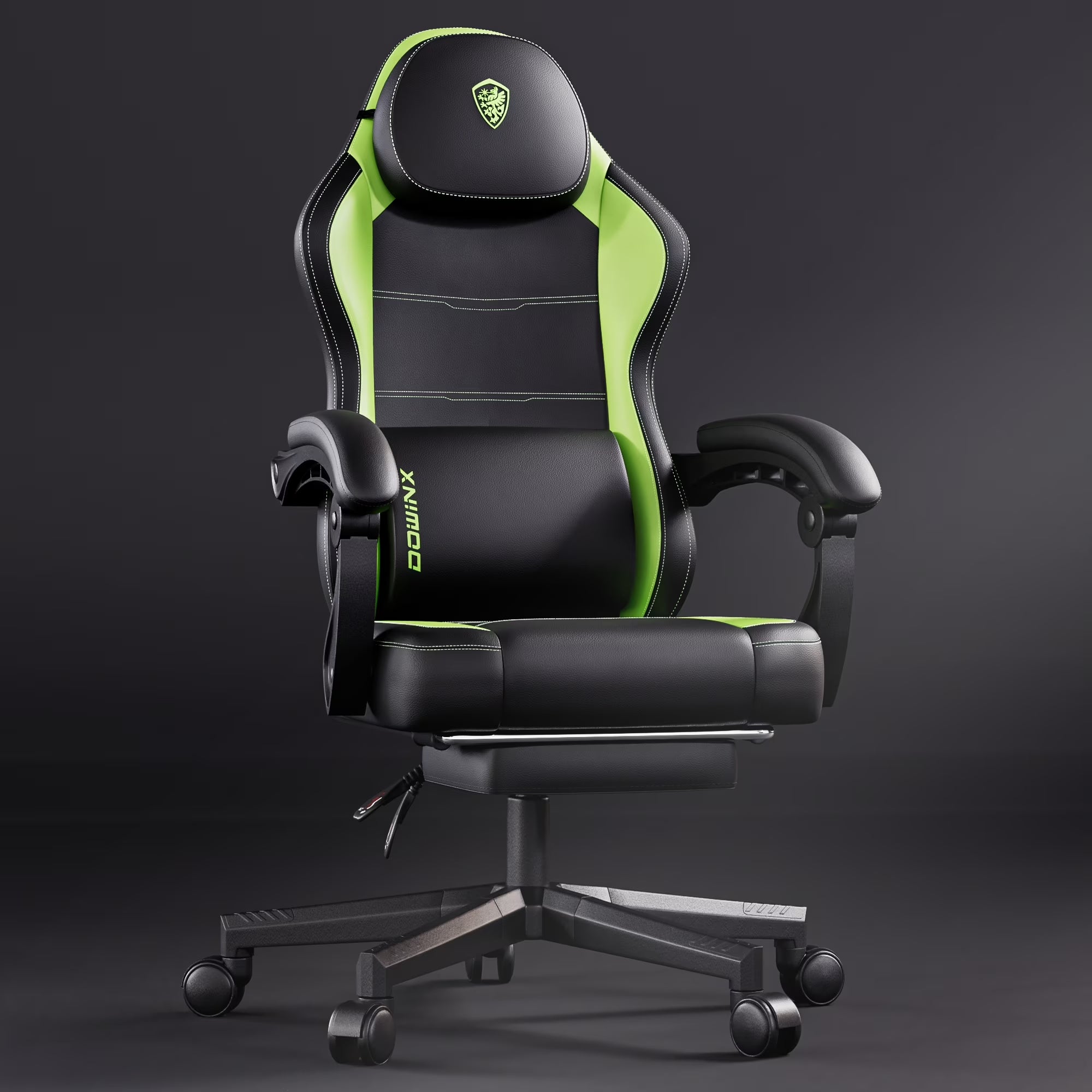 Level Up Your Comfort! 🎮✨ Check Out This Ergonomic Gaming Chair with Footrest & Massage Support - Perfect for Gaming & Office Use! 💺💚 #GamingChair #Comfort #Ergonomics