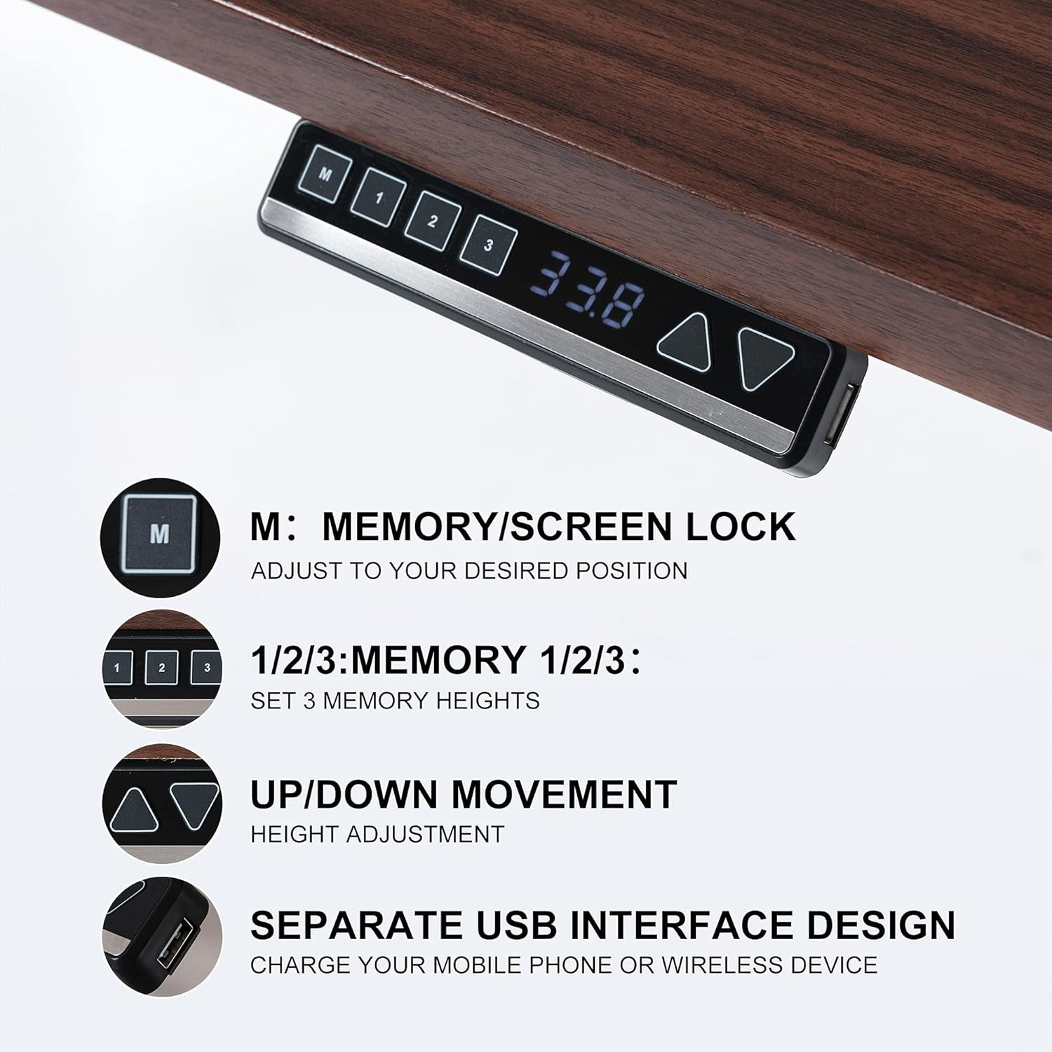Upgrade Your Workspace with Our Ultra-Quiet Electric Standing Desk - Adjustable Height & Seamless Design! Perfect for Home Offices! 🖥️✨ #StandUpDesk #HomeOffice