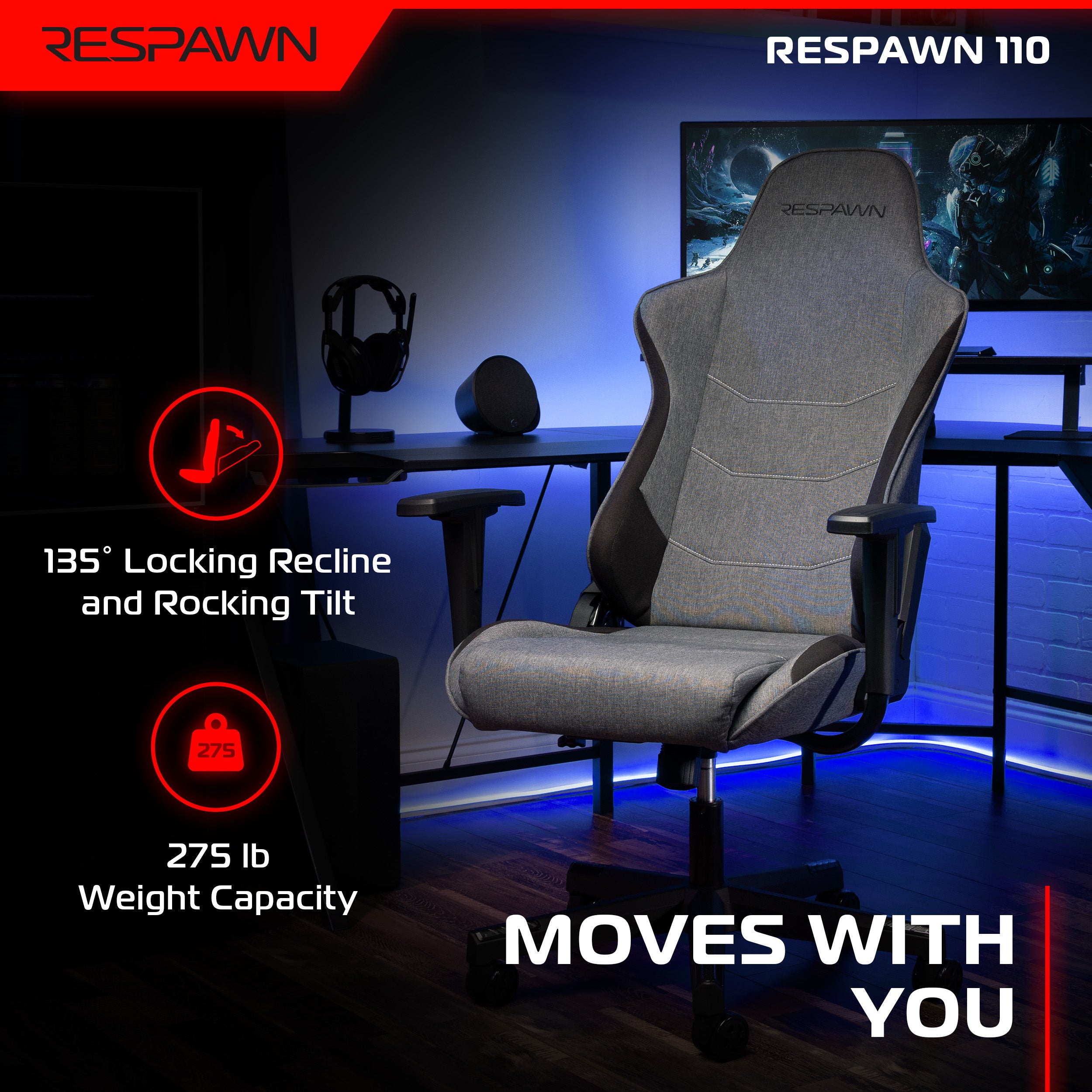 Level up your gaming experience with the ultimate 110 Ergonomic Gaming Chair! 🎮✨ Recline in comfort with lumbar support and a stylish racing design. Perfect for serious gamers! 🪑💪 #GamingChair #ErgonomicDesign #GamerLife